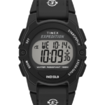 klokker | Timex ekspedisjonskat i mellomstørrelse 34 mm stoffremsklokke menn B84BR257 svart