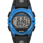 klokker | Timex ekspedisjonskat i mellomstørrelse 34 mm stoffremsklokke menn B84BR258 blå svart