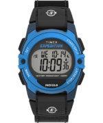 klokker | Timex ekspedisjonskat i mellomstørrelse 34 mm stoffremsklokke menn B84BR258 blå svart