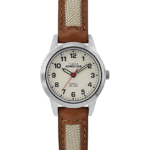 klokker | Timex expedition field mini 26mm lærremsklokke menn B84BR26 krom/brun/natur