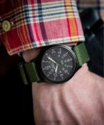 klokker | Timex expedition scout 40mm stoffremseklokke menn B84BR304 svart/grønn - Image 2