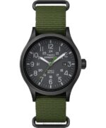 klokker | Timex expedition scout 40mm stoffremseklokke menn B84BR304 svart/grønn