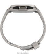 klokker | Timex ironman t300 klokke med silikonrem menn B84BR261 hvit svart - Image 2