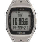 klokker | Timex ironman t300 klokke med silikonrem menn B84BR261 hvit svart