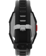klokker | Timex ironman t300 klokke med silikonrem menn B84BR265 svart, rød - Image 3