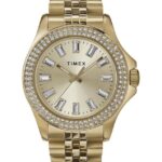 klokker | Timex Kaia 38mm armbåndsur i rustfritt stål kvinner B84BR363 gull-tone/sølv-tone