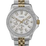klokker | Timex kaia multifunksjons 40mm armbåndsur i rustfritt stål kvinner B84BR347 to-tone/sølv-tone
