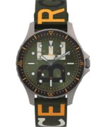 klokker | Timex navi x iceberg 38mm stoffremseklokke menn B84BR111 titan/grønn
