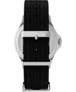 klokker | Timex navi xl 41 mm klokke med sklirem i stoff menn B84BR9 rustfritt stål/svart - Image 3
