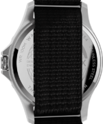 klokker | Timex navi xl 41 mm klokke med sklirem i stoff menn B84BR9 rustfritt stål/svart - Image 4