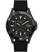 klokker | Timex navi xl automatisk 41mm syntetisk gummiremsklokke menn B84BR43 svart