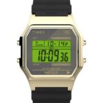 klokker | Timex t80 34mm harpiksremsklokke menn B84BR263 gull-tone/svart