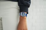 klokker | Timex t80 34mm harpiksremsklokke menn B84BR266 sølv-tone/blå - Image 2