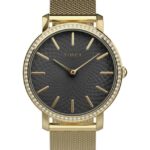 klokker | Timex transcendere 34 mm armbåndsur i rustfritt stål kvinner B84BR341 gull-tone/svart