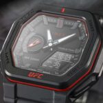 klokker | Timex ufc colossus 45mm resin reim klokke menn B84BR249 svart, rød - Image 2