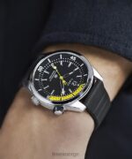 klokker | Timex waterbury dykkeklokke 41mm syntetisk gummirem menn B84BR115 rustfritt stål/svart - Image 2
