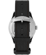 klokker | Timex waterbury tradisjonell dags dato 39mm lærremsklokke menn B84BR289 rustfritt stål/svart/sølv-tone - Image 3