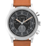 klokker | Timex waterbury tradisjonell kronograf 42 mm klokke med lærreim menn B84BR82 brun/svart