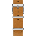 stropper | Timex 18 mm slip-thru dobbeltlagsrem i skinn unisex B84BR420 tan
