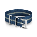 stropper | Timex 20 mm enkeltlags stropp i stoff unisex B84BR502 blå