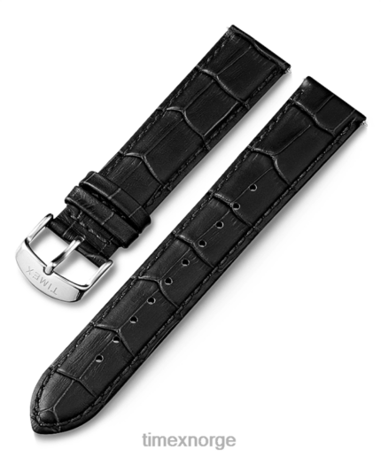 stropper | Timex 20 mm hurtigutløsende lærreim unisex B84BR469 svart
